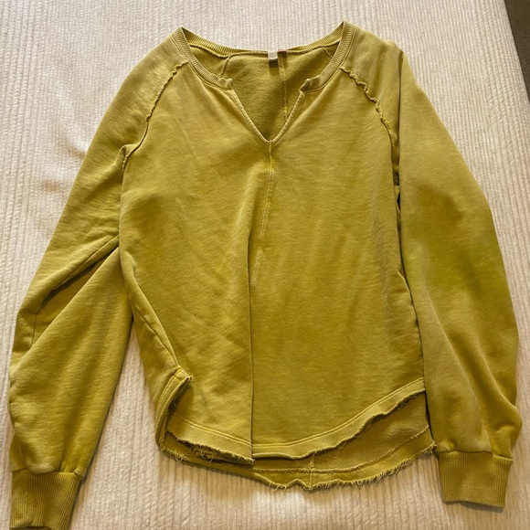 Anthropologie Pilcro Yellow Top - Picture 1 of 3